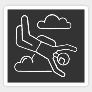  parachute jump from a plane Sticker